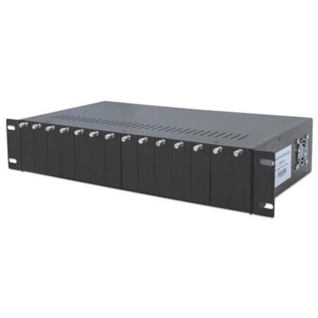 INTELLINET NETWORK SOLUTIONS 2U 14-Slot Media Converter Chassis 507356